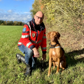 Hartmut mit Archie