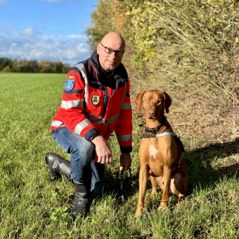 Hartmut mit Archie